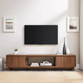 Modern 70-inch Fluted-Door TV Stand