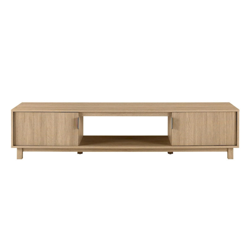 Modern 70-inch Fluted-Door TV Stand