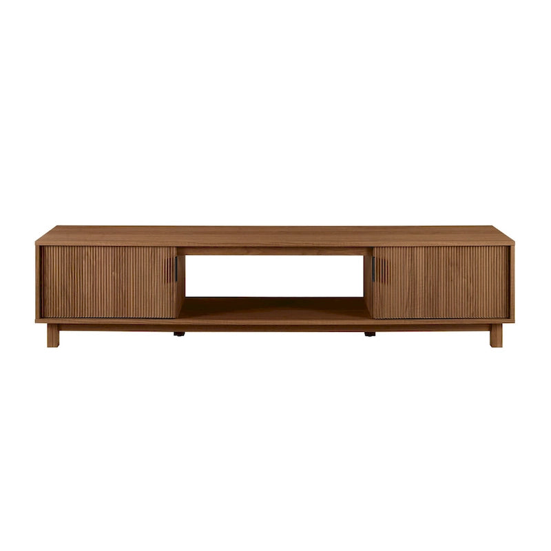 Modern 70-inch Fluted-Door TV Stand