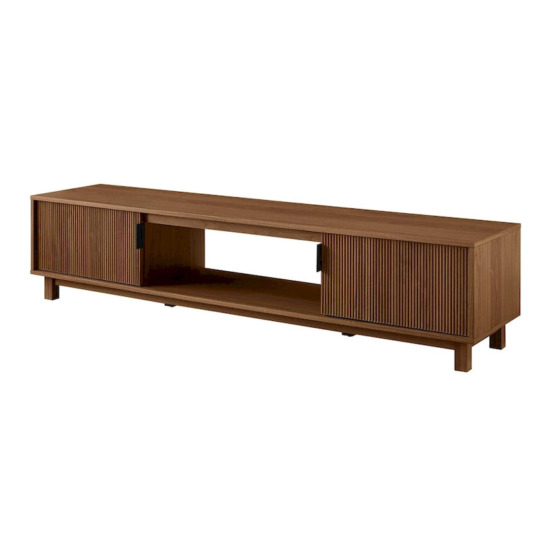 Modern 70-inch Fluted-Door TV Stand
