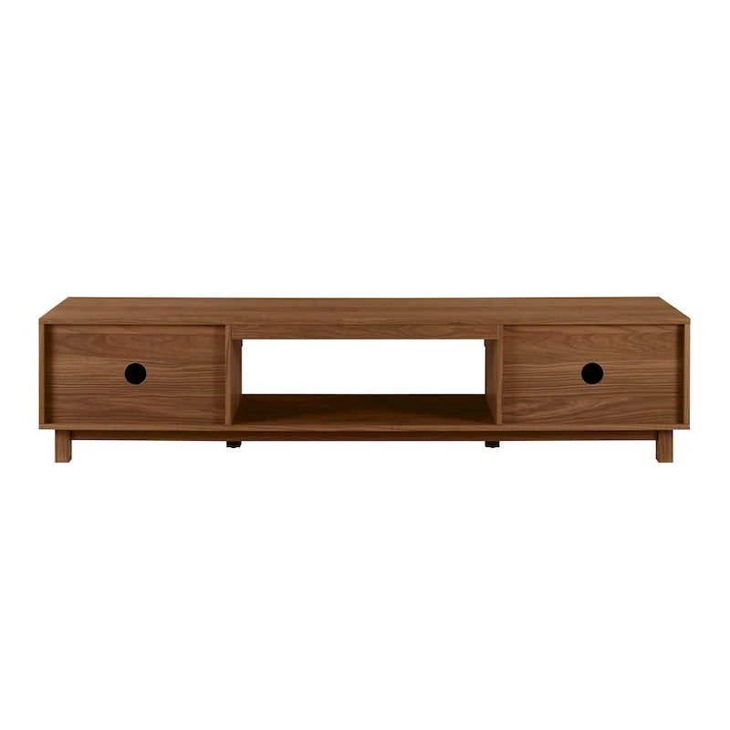 Modern 70-inch Fluted-Door TV Stand