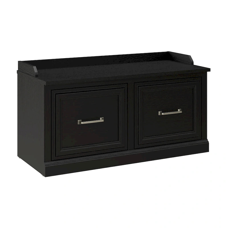 40W Shoe Storage Bench with Doors