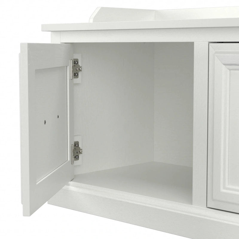 40W Shoe Storage Bench with Doors