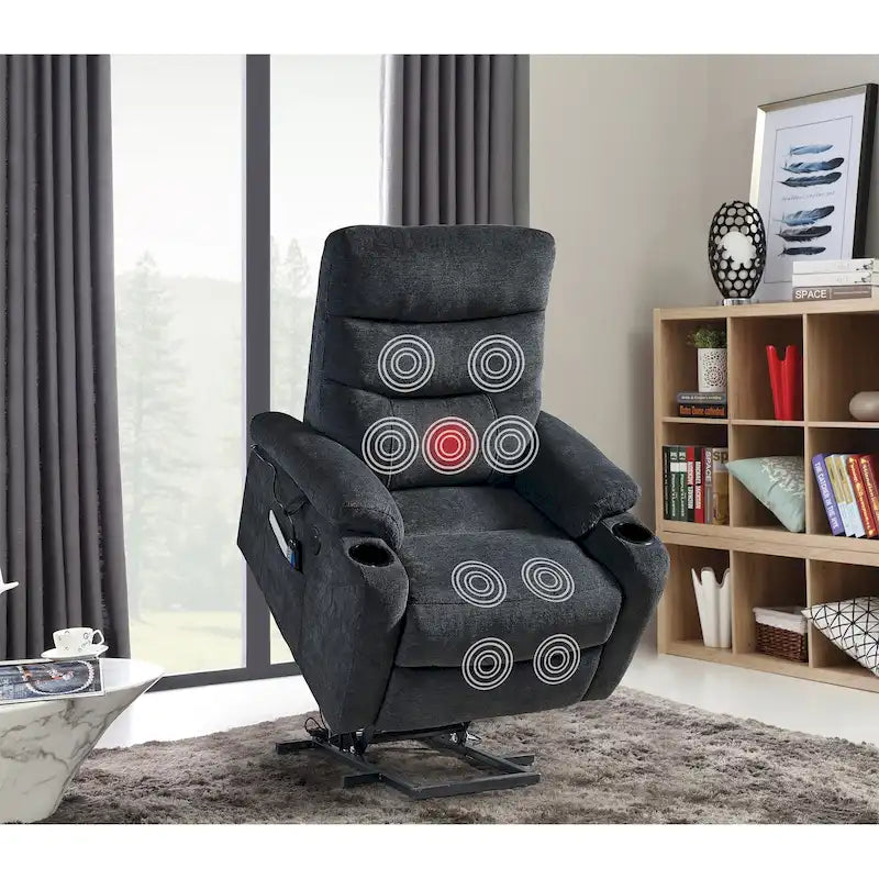 Electric Power Lift Recliner Chair with Massage