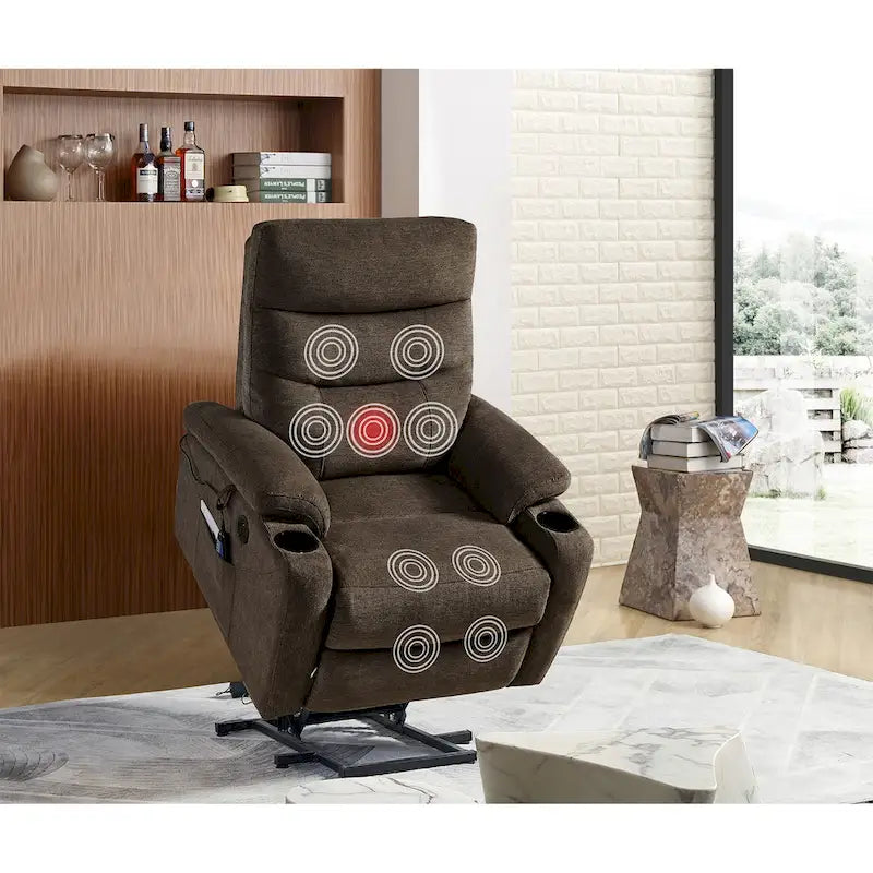 Electric Power Lift Recliner Chair with Massage