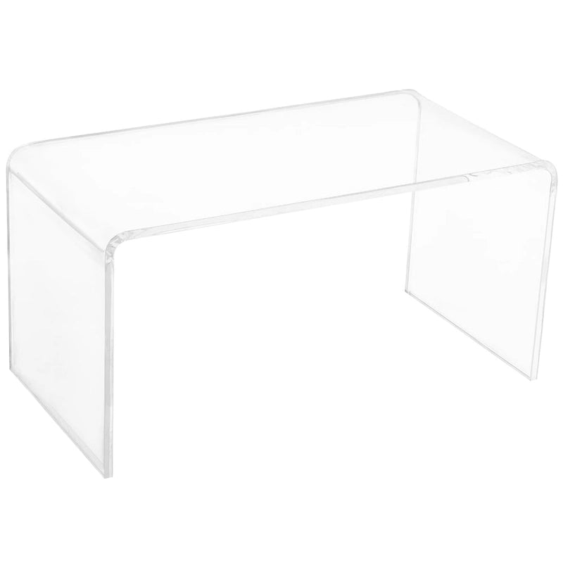 32" Rectangle All Acrylic Waterfall Coffee Table, Clear