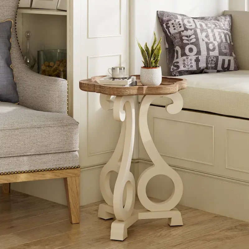 Rustic Farmhouse Accent End Table