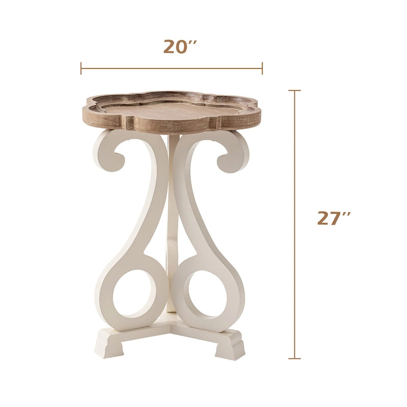 Rustic Farmhouse Accent End Table