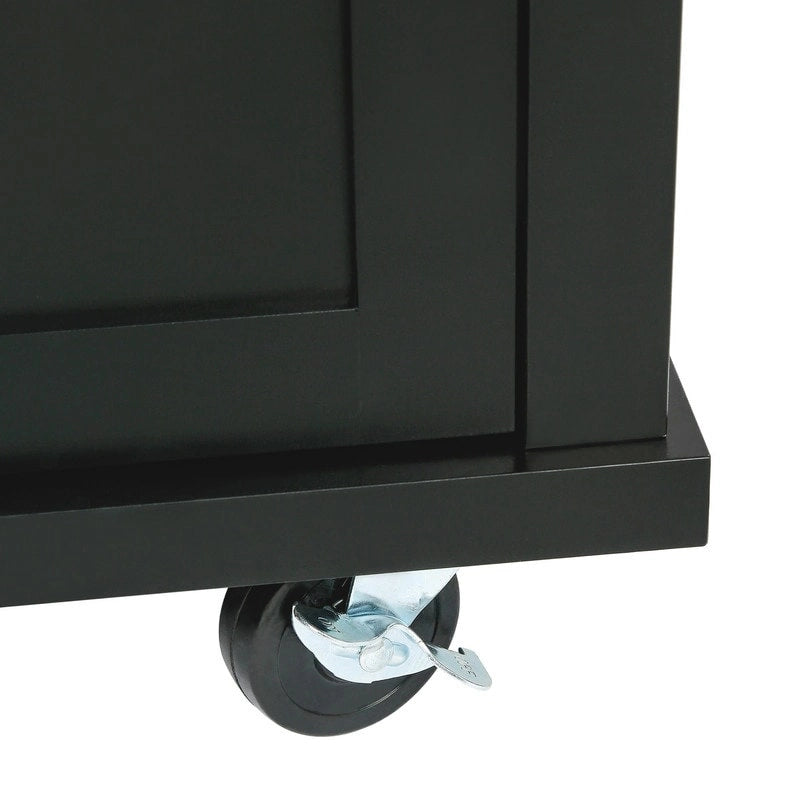 Drop-Leaf Counter Top Kitchen Cart with 3 Drawers