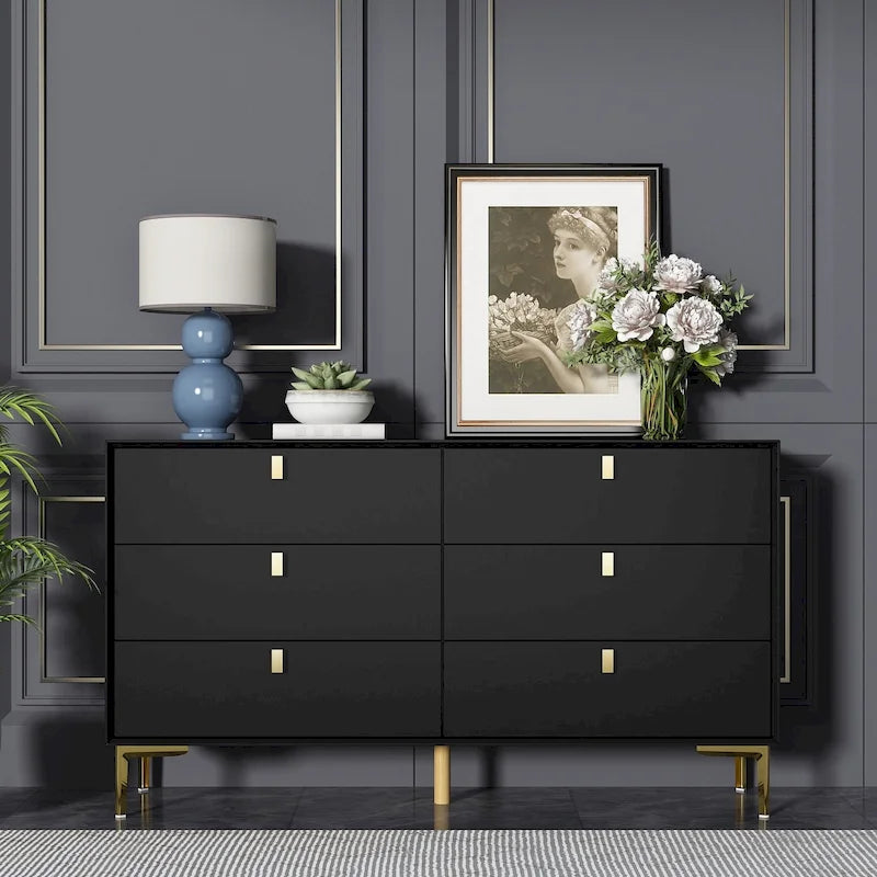 6-Drawer Storage Dresser & Chest of Drawers