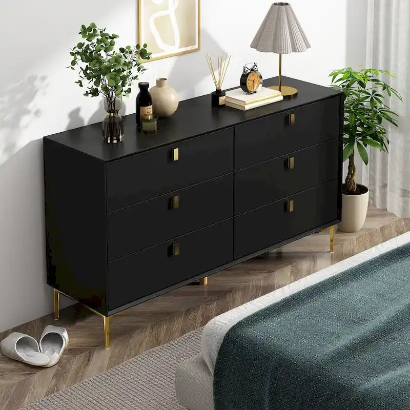 6-Drawer Storage Dresser & Chest of Drawers