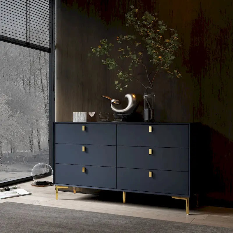 6-Drawer Storage Dresser & Chest of Drawers