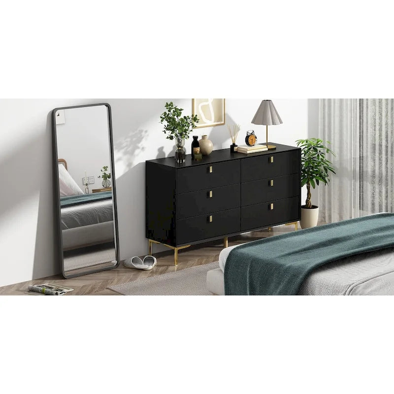 6-Drawer Storage Dresser & Chest of Drawers