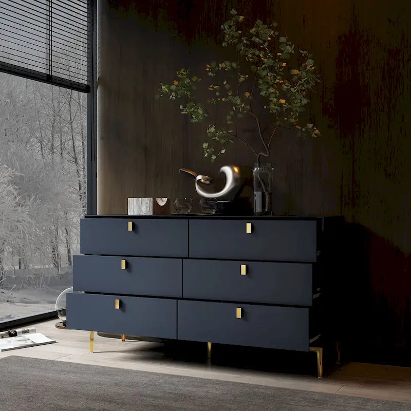 6-Drawer Storage Dresser & Chest of Drawers