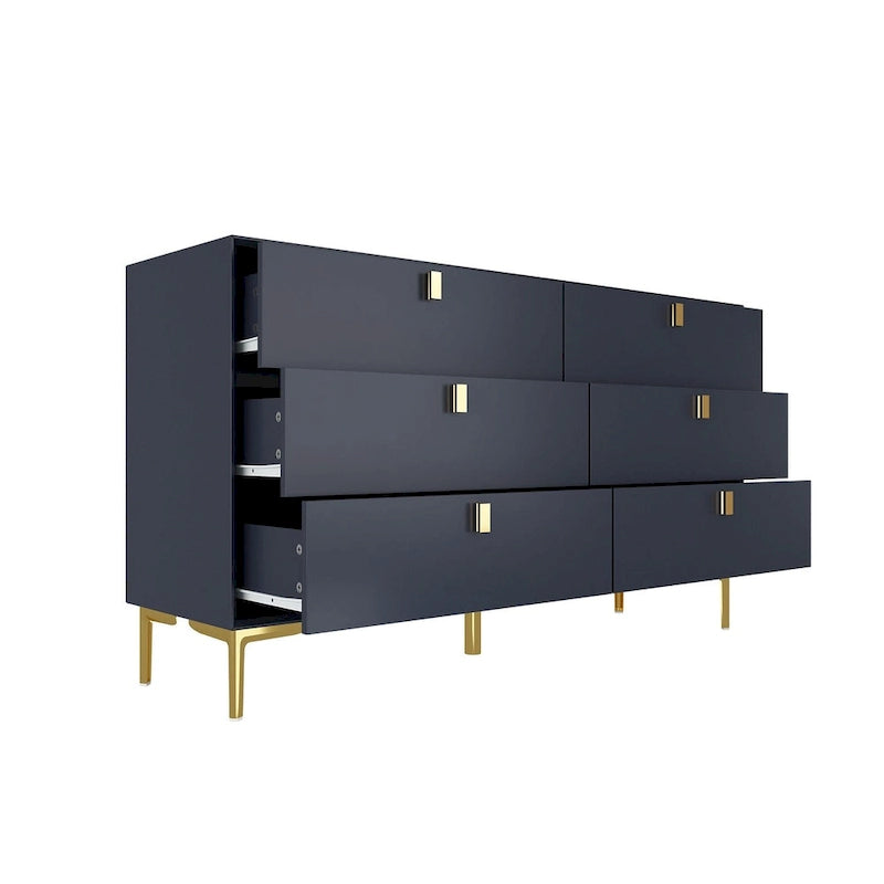 6-Drawer Storage Dresser & Chest of Drawers