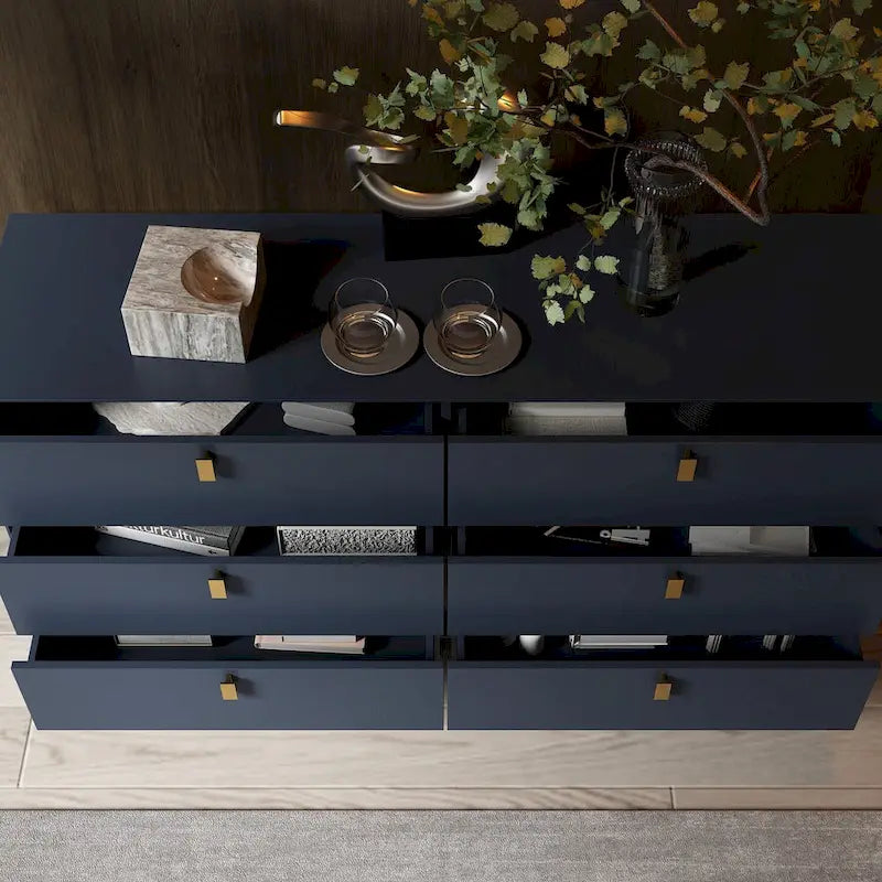 6-Drawer Storage Dresser & Chest of Drawers