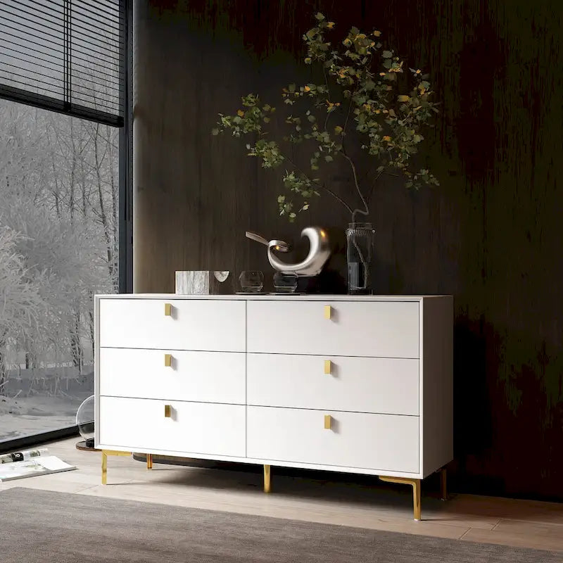 6-Drawer Storage Dresser & Chest of Drawers