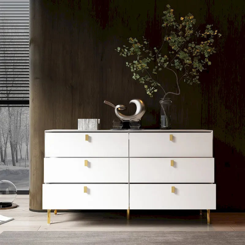 6-Drawer Storage Dresser & Chest of Drawers