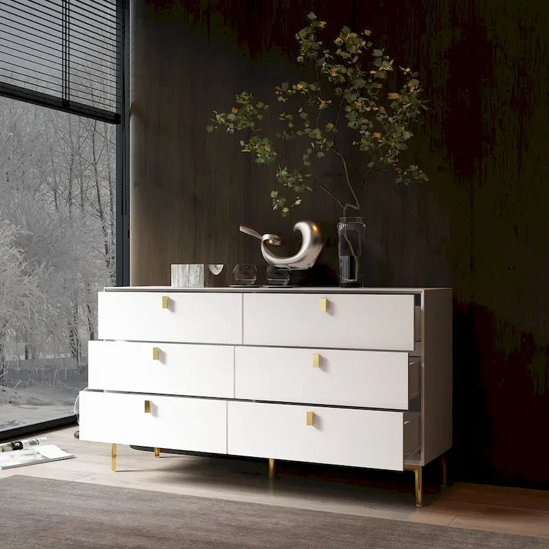 6-Drawer Storage Dresser & Chest of Drawers