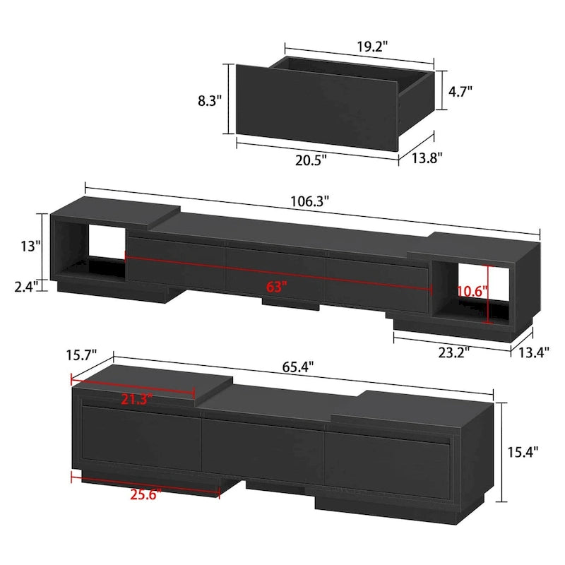 Extendable TV Stand & Media Console