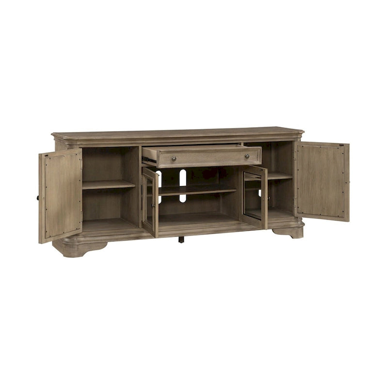 Mirrored Entertainment TV Stand - 2 Finishes
