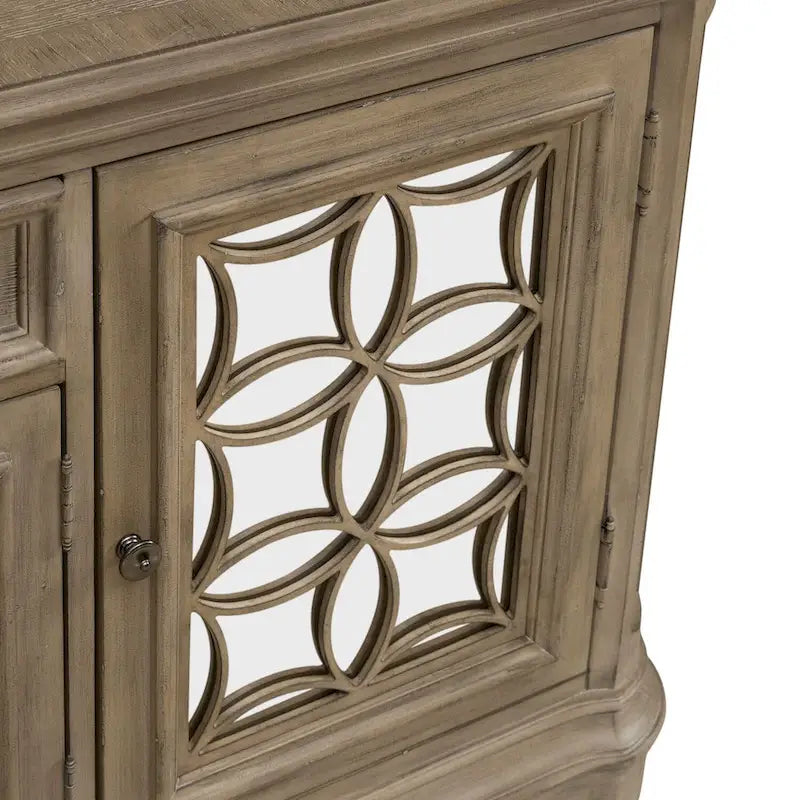 Mirrored Entertainment TV Stand - 2 Finishes