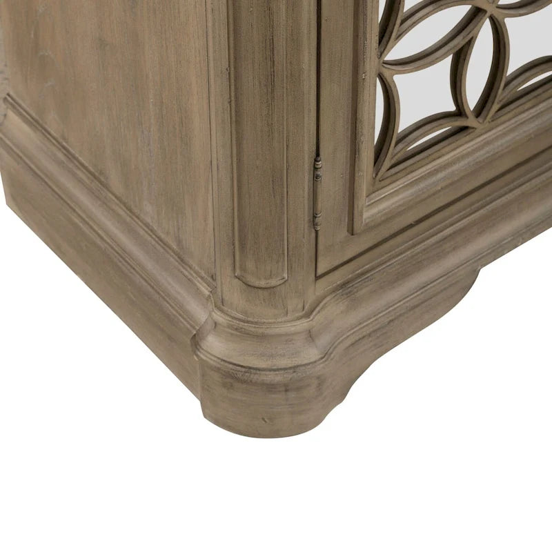 Mirrored Entertainment TV Stand - 2 Finishes