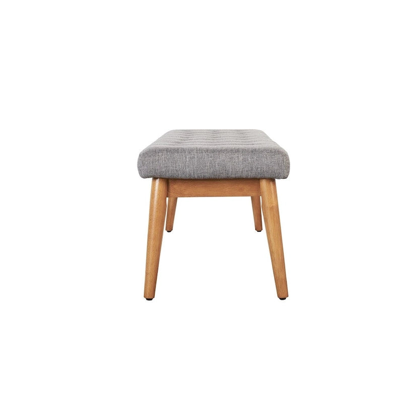 Upholstered Dining Bench in Acorn - 43.25 W x 16 D x 16.88 H