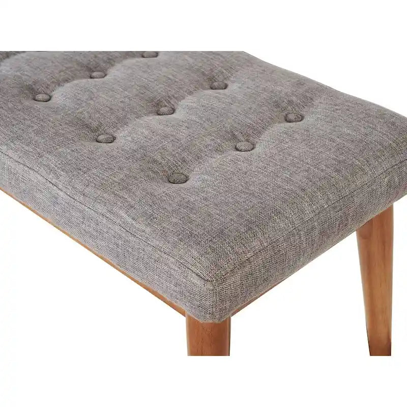 Upholstered Dining Bench in Acorn - 43.25 W x 16 D x 16.88 H