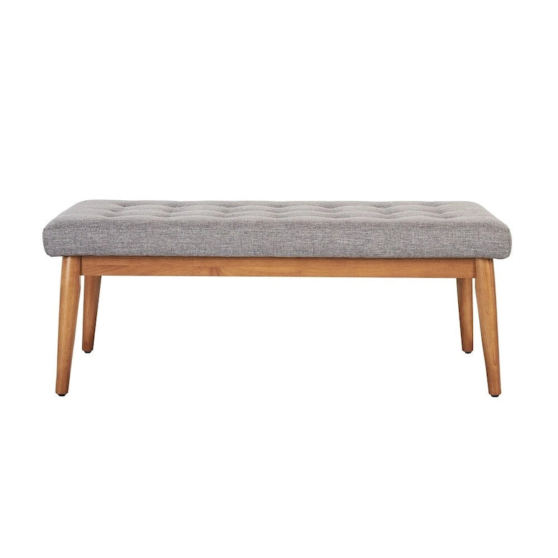 Upholstered Dining Bench in Acorn - 43.25 W x 16 D x 16.88 H
