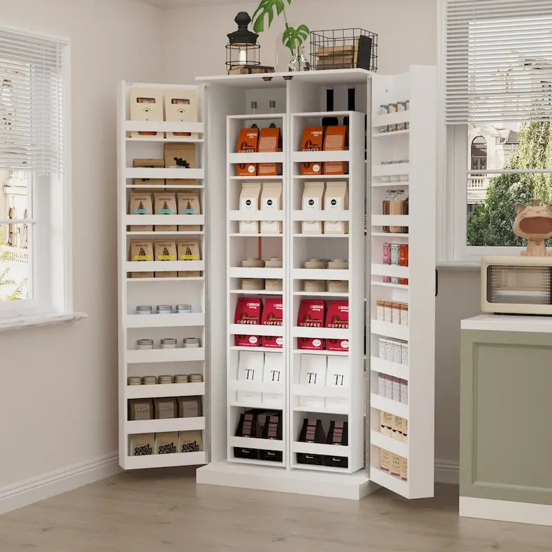 Versatile Kitchen Organizer: Compact 31.5 Cabinet with Smart Storage