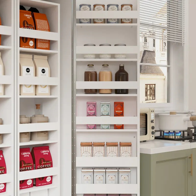 Versatile Kitchen Organizer: Compact 31.5 Cabinet with Smart Storage
