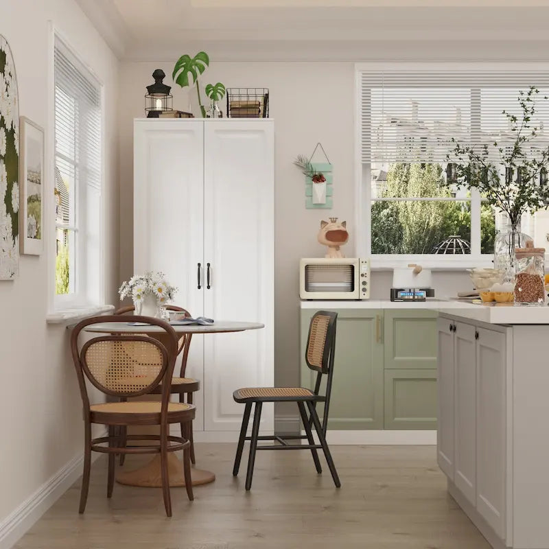 Versatile Kitchen Organizer: Compact 31.5 Cabinet with Smart Storage