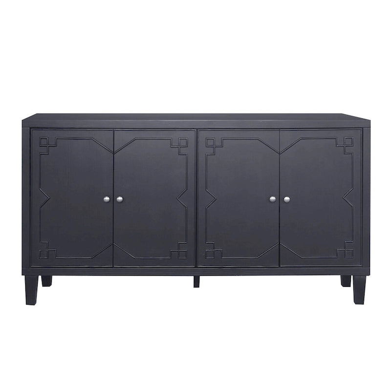 4-Door Wooden Accent Cabinet Sideboard Buffet Server
