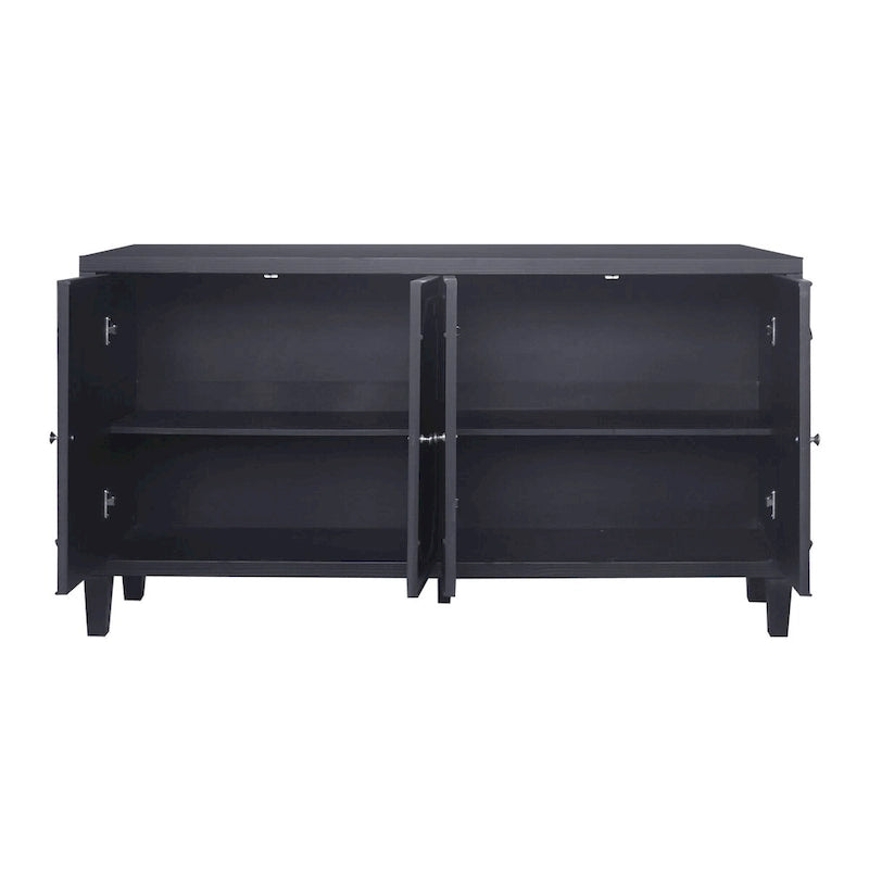 4-Door Wooden Accent Cabinet Sideboard Buffet Server