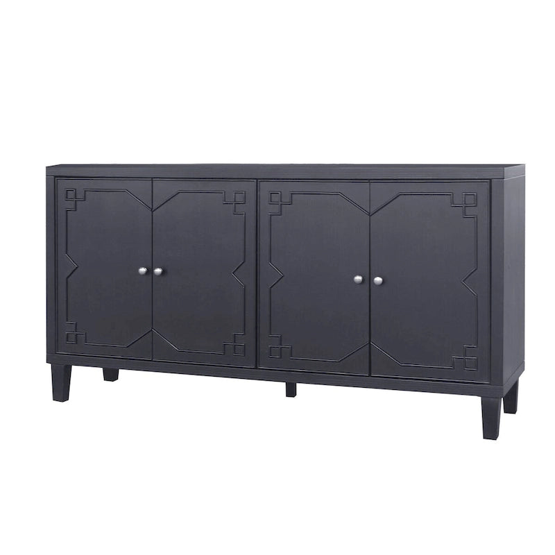 4-Door Wooden Accent Cabinet Sideboard Buffet Server