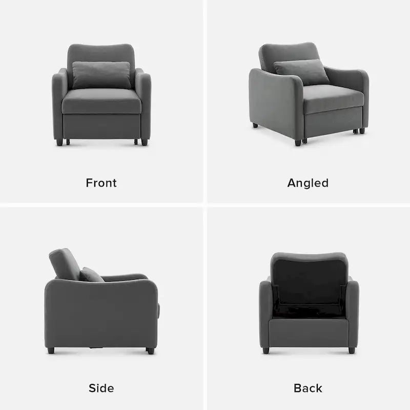 4-in-1 Convertible Sleeper Chair Bed