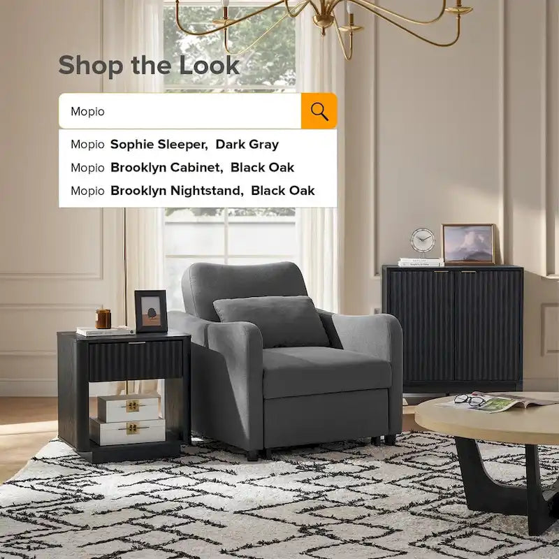4-in-1 Convertible Sleeper Chair Bed