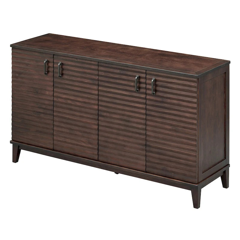 4-Door Storage Sideboard Buffet with Adjustable Shelves
