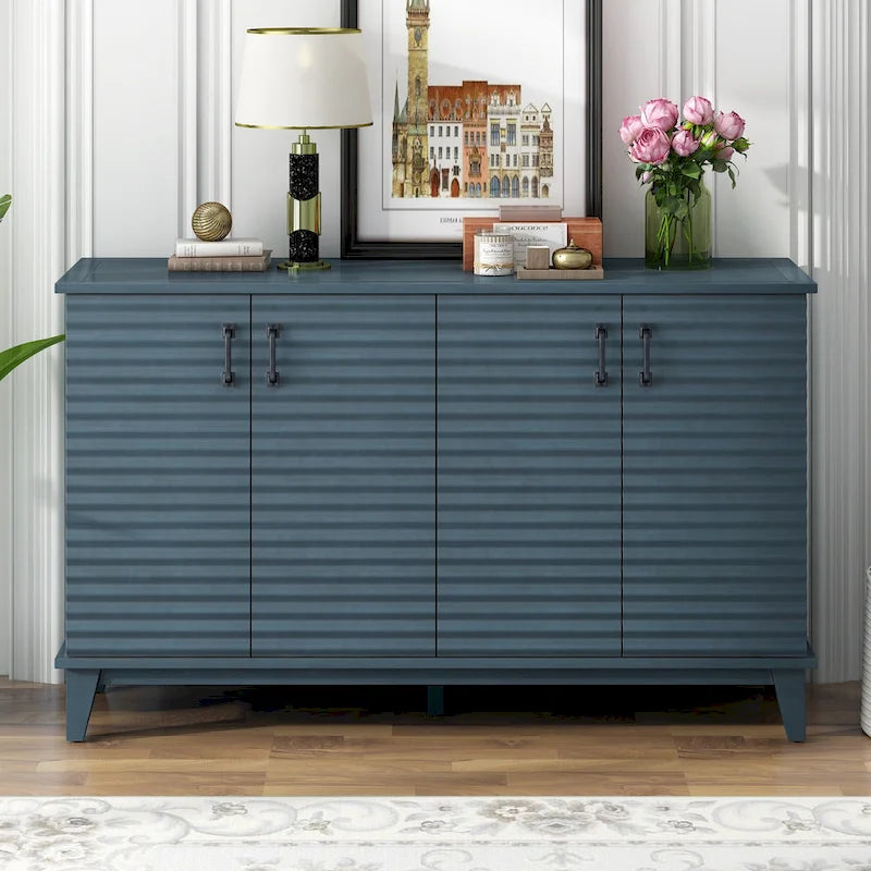4-Door Storage Sideboard Buffet with Adjustable Shelves