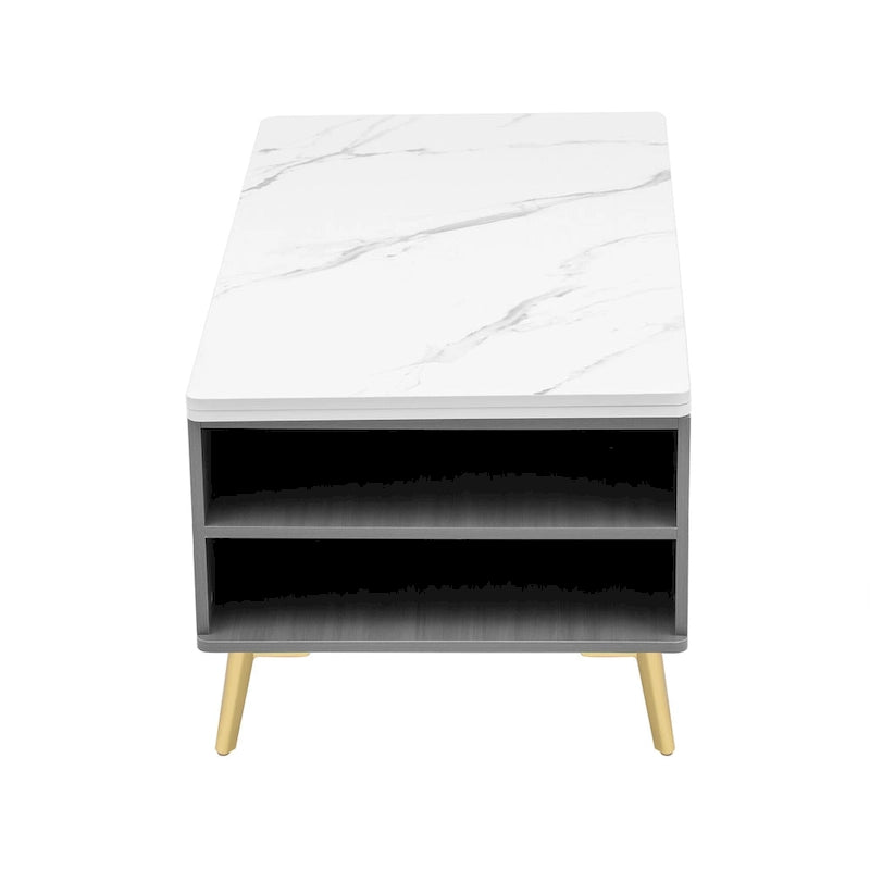 Lift Top Coffee Table Multi Functional Table with Drawers