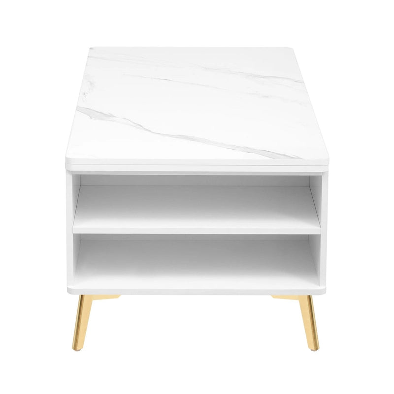 Lift Top Coffee Table Multi Functional Table with Drawers