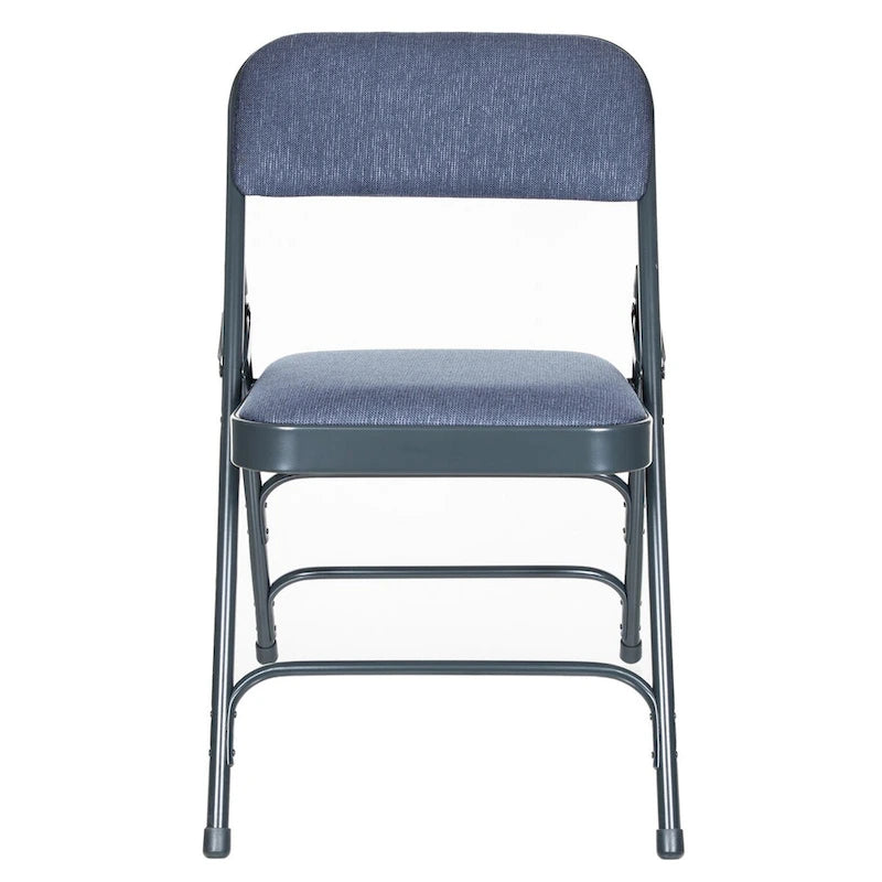 Fabric Triple Brace Folding Chair, Pack of 4
