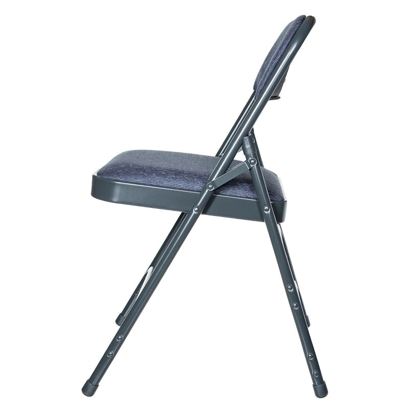 Fabric Triple Brace Folding Chair, Pack of 4