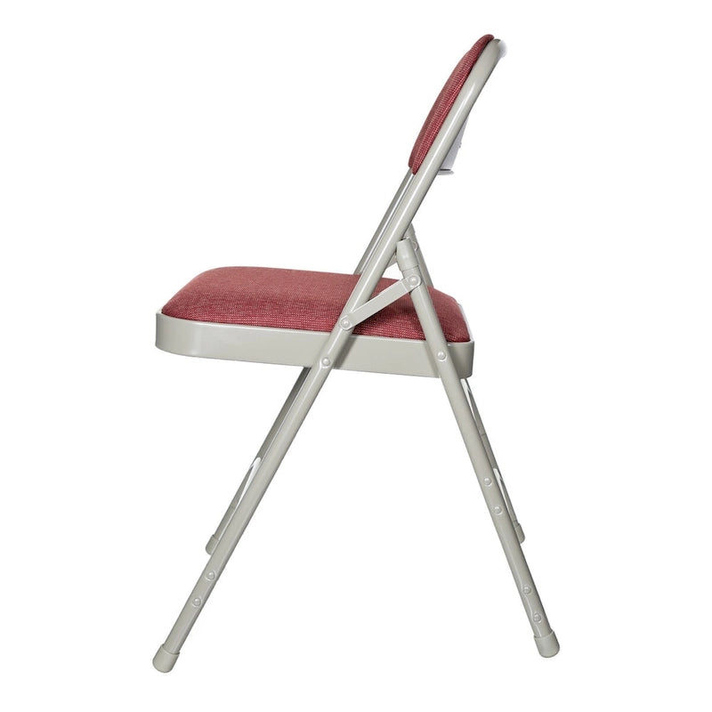 Fabric Triple Brace Folding Chair, Pack of 4