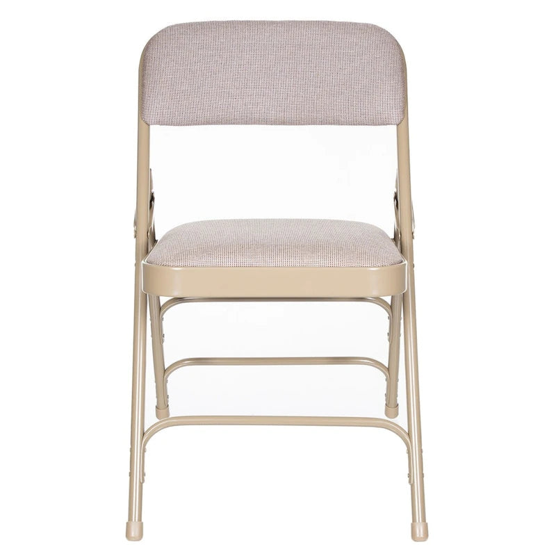Fabric Triple Brace Folding Chair, Pack of 4