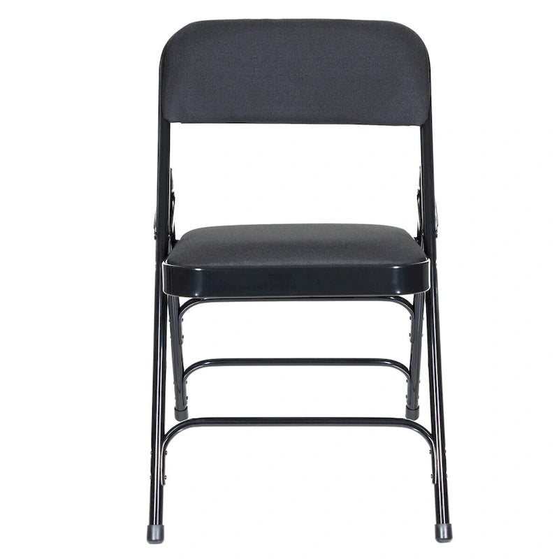 Fabric Triple Brace Folding Chair, Pack of 4