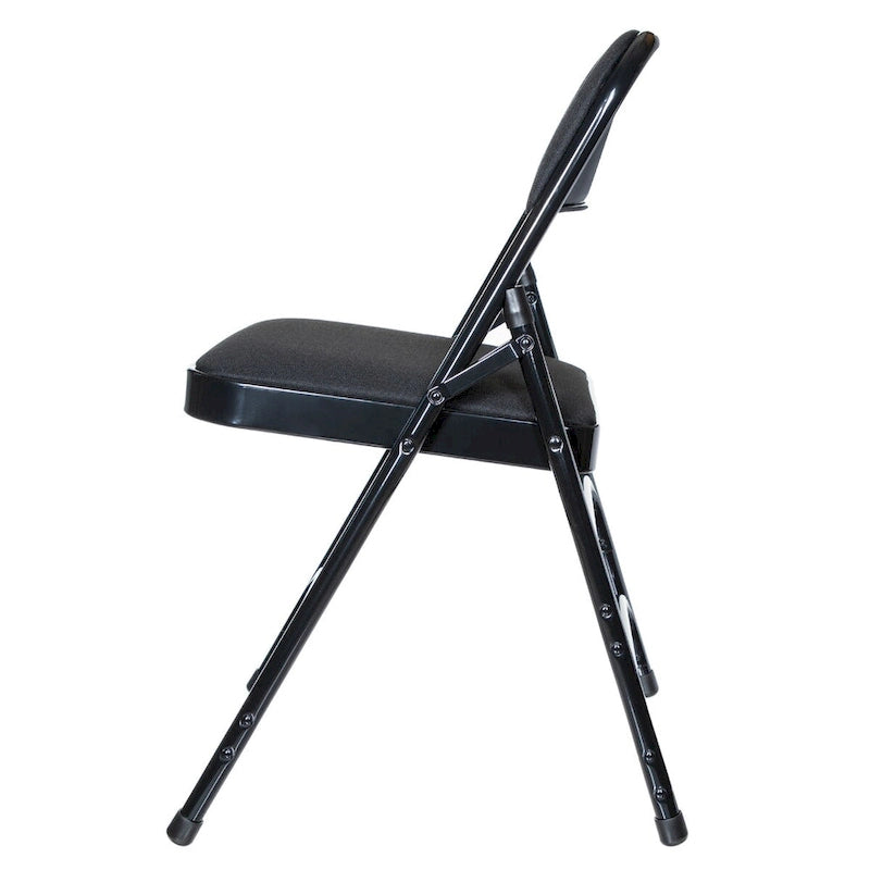 Fabric Triple Brace Folding Chair, Pack of 4